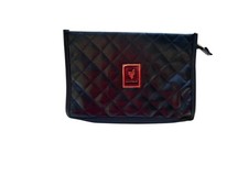 Younique Black Crossbody Purse Makeup Bag Gold Chain New