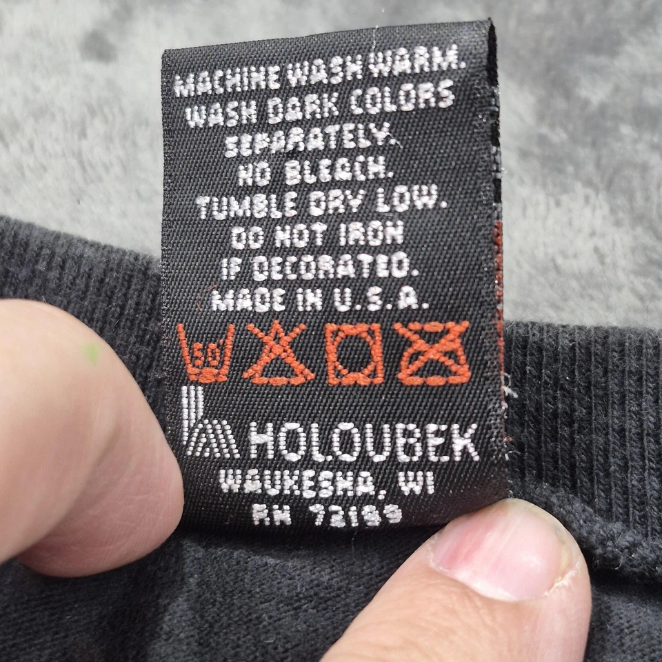 Vintage Harley-Davidson Shirt Mens 2XL Black Eagle Graphi Sleevless Made USA 90s - Image 4 of 4