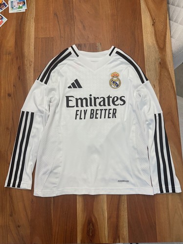 2024 Real Madrid Jude Bellingham Jersey Youth Small (9-10Y) Long Sleeves