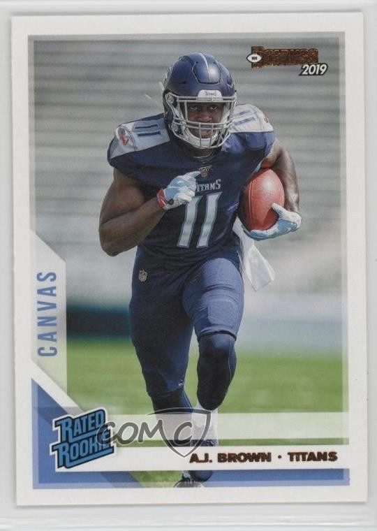 2019 Panini Donruss Rated Rookie Canvas AJ Brown #314 06k9