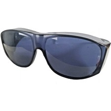Foster Grant Solar Shield Black FO-002 MBLK Fit Over Sunglasses