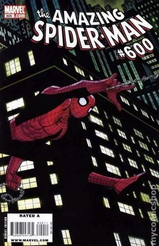 Amazing Spider-Man #600B Romita Jr. Variant 1st Printing FN 6.0 2009 Stock Image