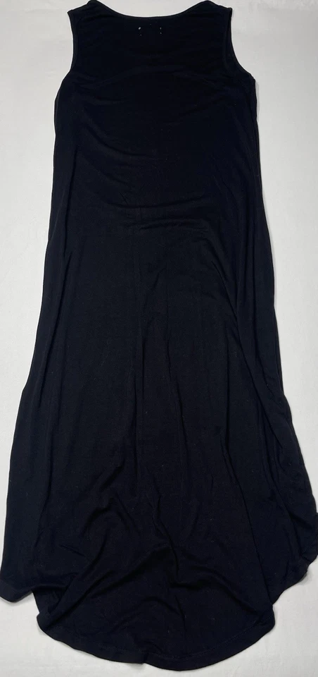 Maxi vestido negro sin mangas encantador Charlie pequeño para mujer Foto 2 de 4