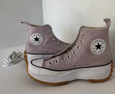 Converse Run Star Hike Platform High Top Sneakers W8.5  M6.5 Rose/Pink