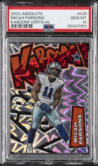 Micah Parsons 2021 Panini Absolute Kaboom!