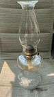 Antique Pedestal Base Kerosene Lamp — photo 1