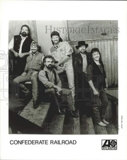 1995 Press Photo Confederate Railroad, Music Group - afa50744