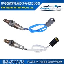 2PCS Up+Downstream O2 Oxygen Sensor For Nissa...