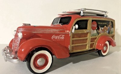 Bradford Exchange 1937 Studebaker Woody Wagon Coca-Cola Auto 1:18 neu mit COA