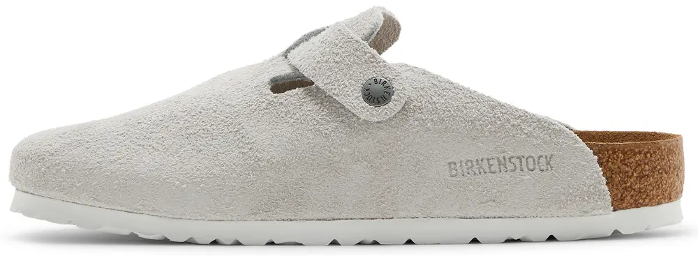 Stussy Birkenstock Boston Clog Bone ボストン Birkenstock × Stussy Boston Clog Bone White Suede Leather Shoes