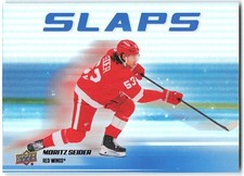 2025-26 Upper Deck Series 2 Slaps #SL-9 Moritz Seider Detroit Red Wings