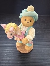 BENNY and STICK HORSE Vintage Cherished Teddies Figurine 273198 Mint No Box