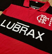 Maglia Calcio Vintage Flamengo Lubrax, anni 80, n. 10 replica Zico, tg. L