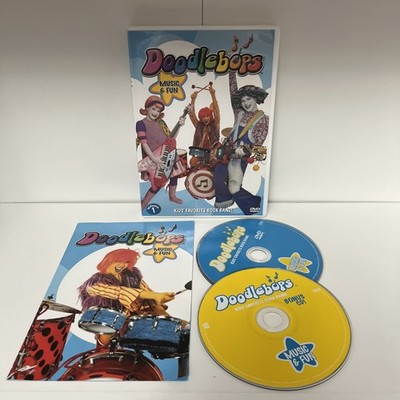 Doodlebops Music And Fun DVD+CD+Insert Paper Good Condition DVD 2 Disc Set
