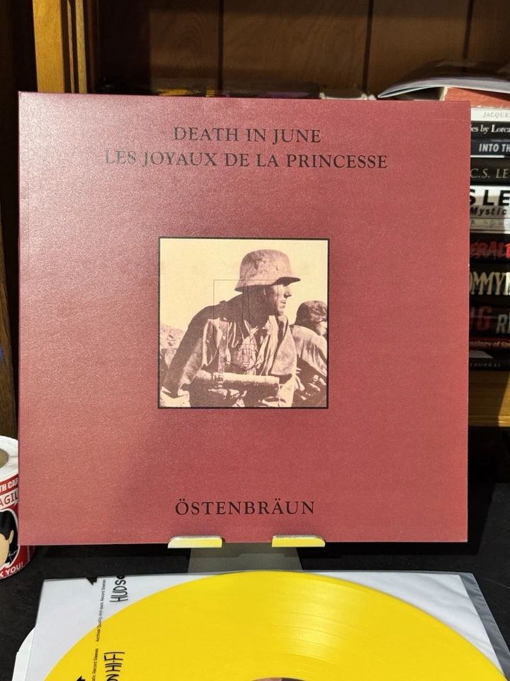 DEATH IN JUNE / LES JOYAUX DE LA PRINCESSE Ostenbraun LP NM Yellow Ltd 500 - Image 2 of 4