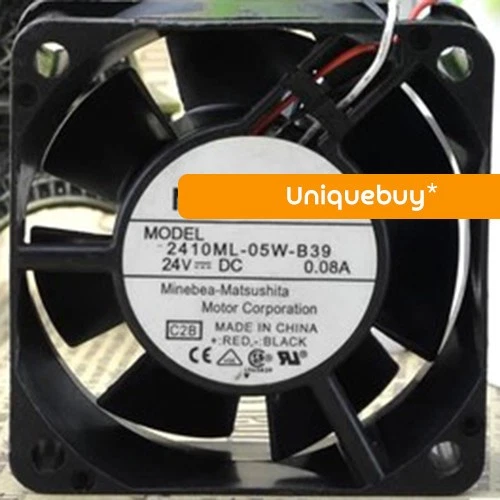 Cooling fan 2410ML-05W-B39 for NMB 3Pin For Fanuc Cooler 24V 0.1A 60*60*25mm