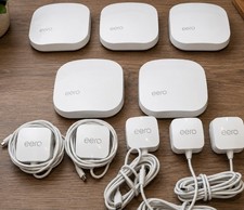 Eero Pro 2nd Gen B010001 Mesh Wi-Fi System  LOT OF 5 UNITS 