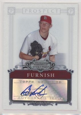 2006 Bowman Sterling Prospects Brad Furnish #BSP-BF Auto 9ut