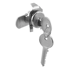 Prime-Line Nickel Steel Counter Clockwise Mailbox Lock (Pack of 3)