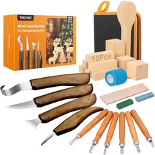 Wood Carving Kit Whittling Kit: 27pcs Wood Carving Tools Set