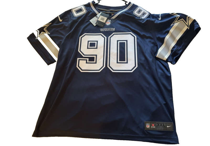 Navy Dallas Cowboys Lawrence Jersey 3XL NWT