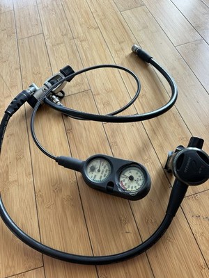 Oceanic GT3 Scuba Regulator Set with Pressure Gauge, Depth Gauge and Carry Bag!