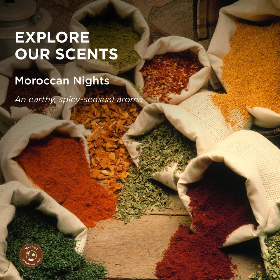 Hemp Seed Bath & Shower Gel, Moroccan Nights Scent - 8 oz - Moisturizing Form... - Image 4 of 4