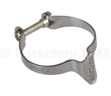 Dia-Compe 25.4mm (1") Bicycle Brake Cable Housing Frame Clip Clamp Holder CHROME