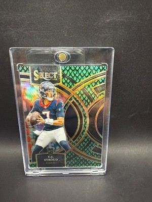 2023 PANINI SELECT DRAGON SCALE PRIZM #183 CJ STROUD 15/70  