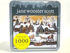 Ceaco Puzzle Jane Wooster Scott "A Golden Age" 1000 Piece Winter Scene New