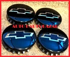 4x 83mm Gloss Black Silver Wheel Center Caps Fits Chevy Silverado Suburban Tahoe