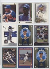 Darryl Strawberry 35 Card Lot All Different Pics Chrome SPx Ginter Mets Dodgers