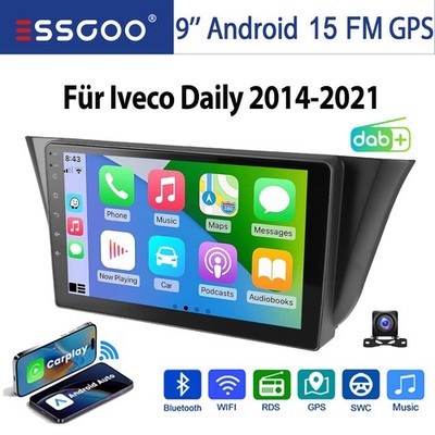 DAB+ Android 15 32G Carplay Autoradio Für Iveco Daily 2014-2022 GPS Navi KAM RDS