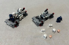 LEGO STARWARS: First Order Transport Speeders & Dessert escape (75116) (75174)