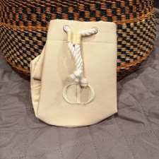 Christian Dior Beauty Cream Cosmetic Make-Up Pouch Drawstring NWT