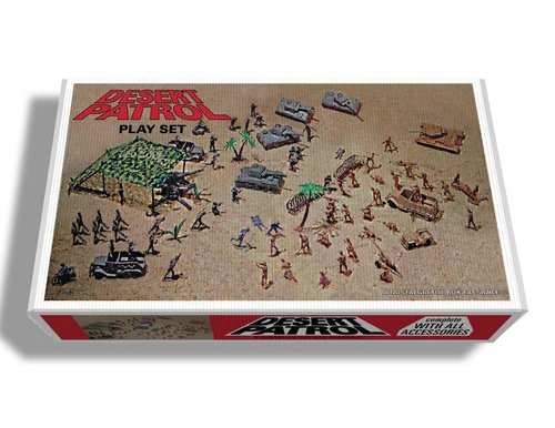 Marx Desert Patrol Play Set Box