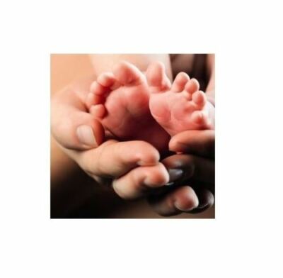 New Born Birth Of A Baby Congratulations Card - 3D Holographic