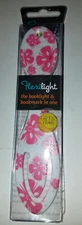 Flexilight 2-in-1 Booklight & Bookmark, LED Reading Light Clip Hot Pink NEW