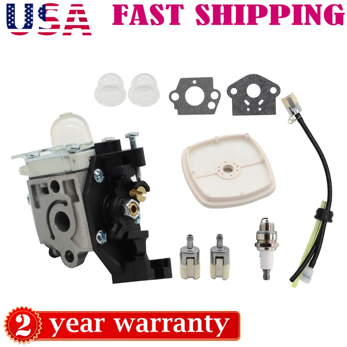Gartenzube Carburetor For Echo GT225, PE225, SRM225, SRM225U, GT225L Trimmers – RB-K93