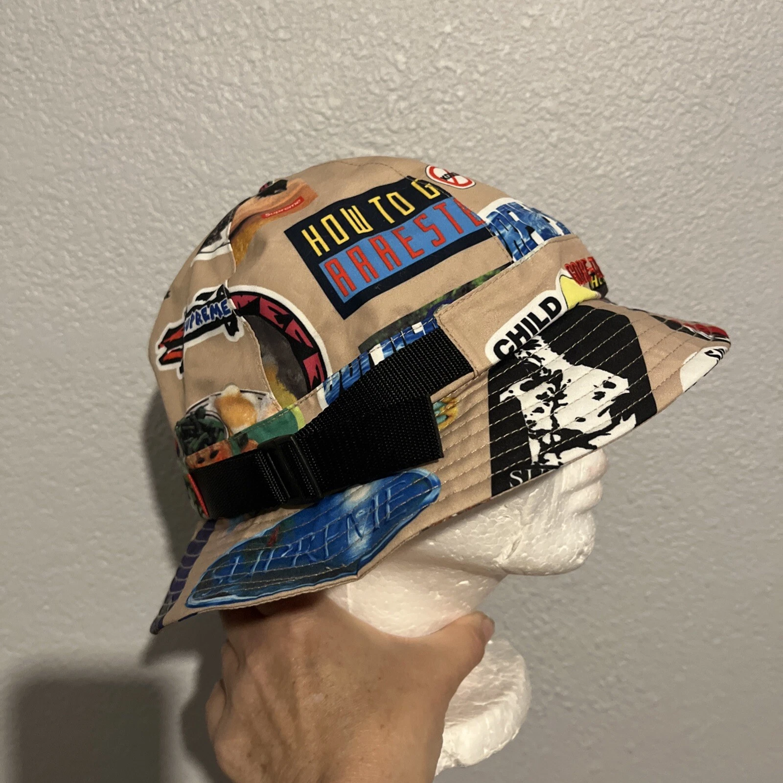 Stickers marron chapeau cloche Supreme GORE TEX taille M/L SS21 neuf