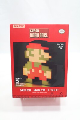 Paladone Super Mario Light 7.8'' With 5 Official Sounds - BRAND NEW & IN BOX -