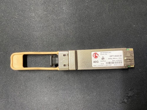 F5 Networks OPT-0025-00 Compatible F5-UPG-QSFP+ 40GBASE-SR4 100m QSFP+SR4 850nm - Picture 1 of 2