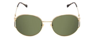 GUCCI GG1017SK-002 Womens Round Sunglasses in Gold & Tortoise Havana/Green 58 mm GUCCI GG1017SK-002 Womens Round Sunglasses in Gold  main image 4