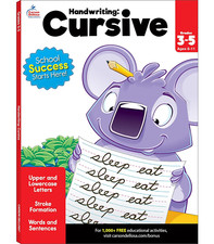 Cursive Handwriting Workbook for Kids - Handwriting Practice and Letter Traci...