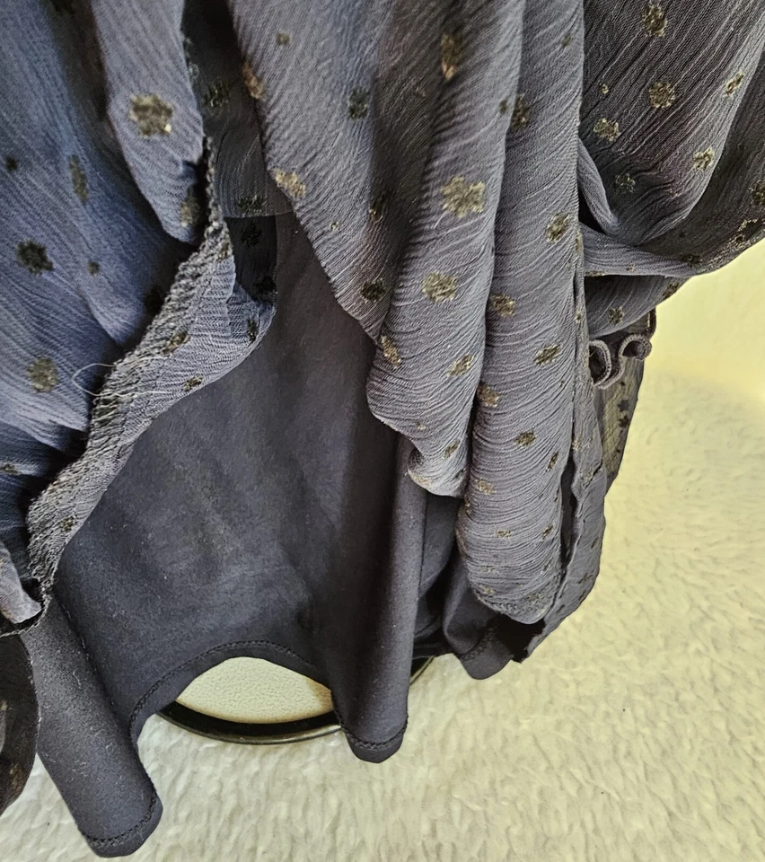 Vestido Tommy Hilfiger para mujer talla 4 azul negro a lunares Foto 4 de 4