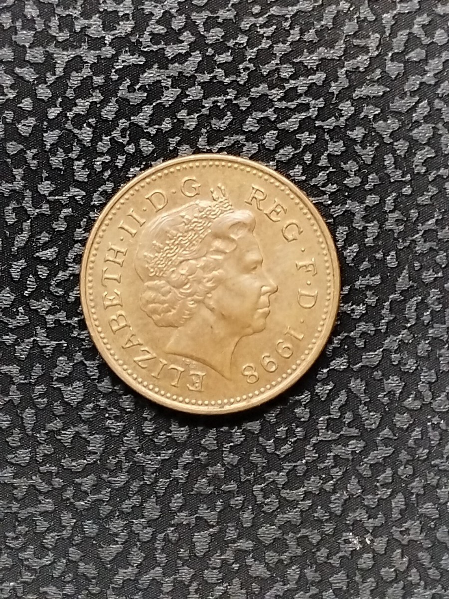 1998 United Kingdom One New Penny Coin Elizabeth II DG REG FD | eBay