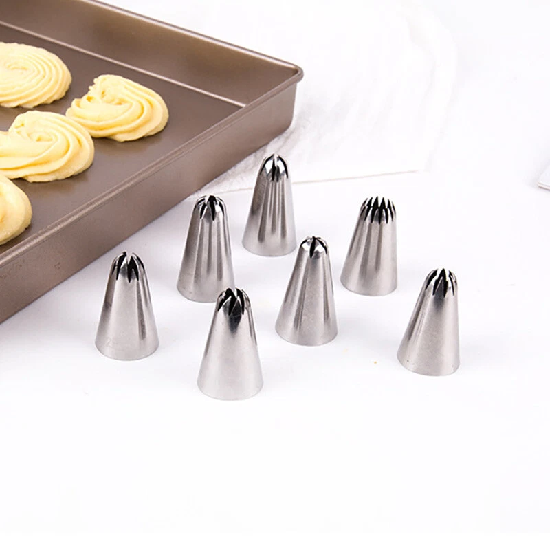 Cookies Nozzle Stainless Steel Biscuits Cake Icing Piping Tips Fondant DIY Tools - Image 2 of 4