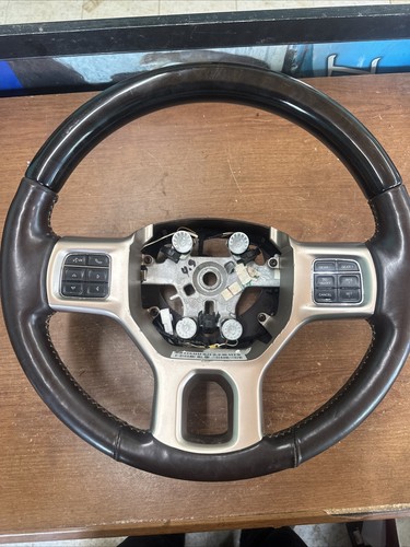 Genuine GM Brown Leather Steering Wheel – Fits 2019+ GMC Sierra 1500/2500/3500 HD (Assembly Line Leftover) 4 thumbnail image