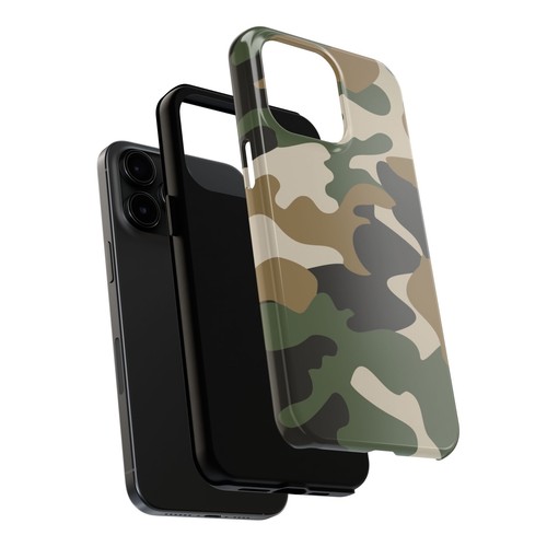 Army Fatigue Tough Phone Case - Military Camo Protective Cover, Rugged iPhone - 第 29/108 張圖片
