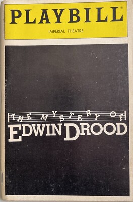 Mystery of Edwin Drood - OPN Broadway Playbill Dec 1985 - Betty Buckley